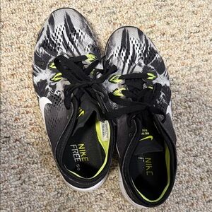 Nike Free 5.0 Black and White with Neon Accents